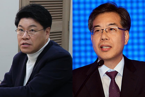 [사진=장제원(왼쪽), 송언석 자유한국당 의원 페이스북]