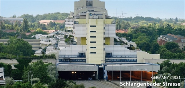 1981년 독일 베를린 근교 아우토반 위에 조성된 '슐랑켄바더 슈트라세'. [사진제공=서울시]