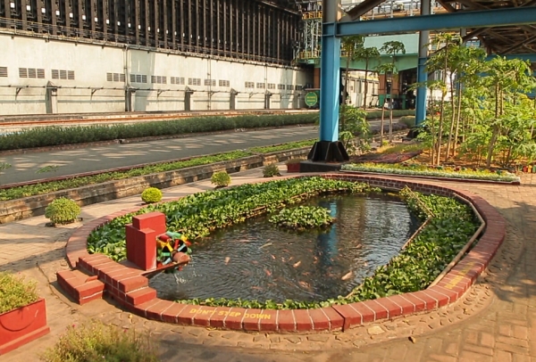 이원기씨가 앞장서 조성한 크라카타우포스코의 정원. [사진=포스코]