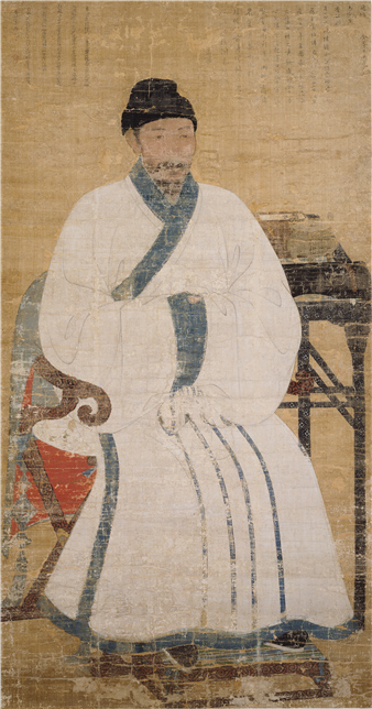 전(傳) 진감여(陳鑑如), 1319년, 비단에 채색, 117.3cm×93.0cm, 국립중앙박물관 소장