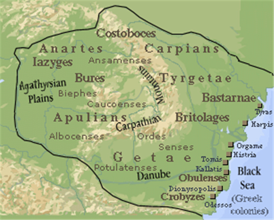 브레비스타 왕 시절의 영토. [그래픽=위키피디아]