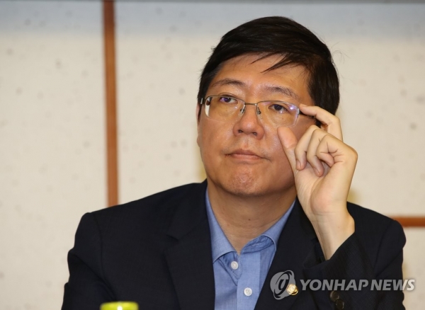 24일 더불어민주당으로 부터 제명조치를 받은 김홍걸 의원. [사진=연합뉴스]