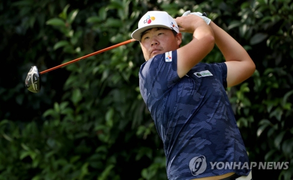 한국 남자 골프의 희망 임성재(CJ대한통운)가 [사진=AFP/연합뉴스]