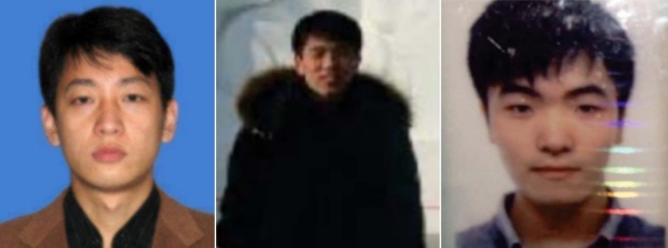 작년 12월에 제출된 공소장에 따르면 기소된 해커는 (사진 왼쪽부터) 박진혁, 전창혁, 김일이라는 이름을 쓰고 있으며 북한군 정보기관인 정찰총국 소속이다. 정찰총국은 '라자루스 그룹', 'APT38' 등 다양한 명칭으로 알려진 해킹부대를 운용하고 있다.