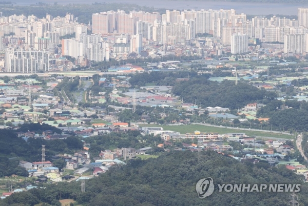 수도권 3기 신도시로 개발되고 있는 경기도 하남시 교산지구 일대 모습. [사진=연합뉴스]