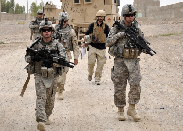 아프가니스탄에 파견된 미군의 모습. [사진=EPA/연합뉴스]