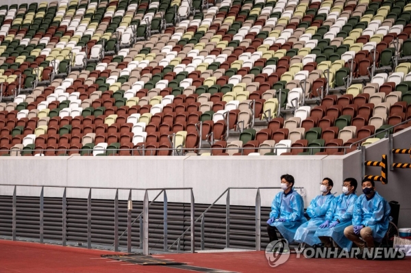 도쿄올림픽 국립 경기장 모습. [사진=AFP/연합뉴스]