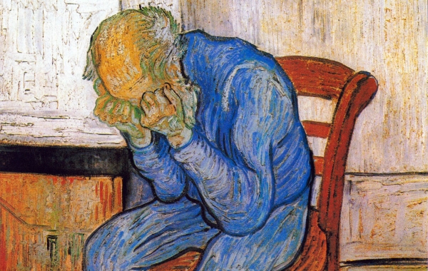 반 고흐의 말년 작품 '슬픔에 찬 노인'. 평생 우울증으로 고생한 자신을 묘사한 것으로 알려져 있다. [사진= Wikipedia]