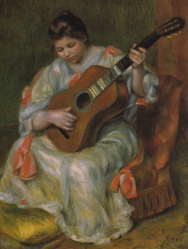 르누아르의 '기타치는 여인'(1987년)
