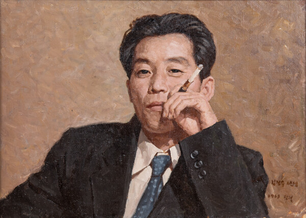 정관철 화가의 '김정수 선생 초상화 (70.5-51 1968년)
