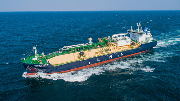 대한해운엘엔지의 LNG 벙커링 선박 ‘FUELNG VENOSA’호.