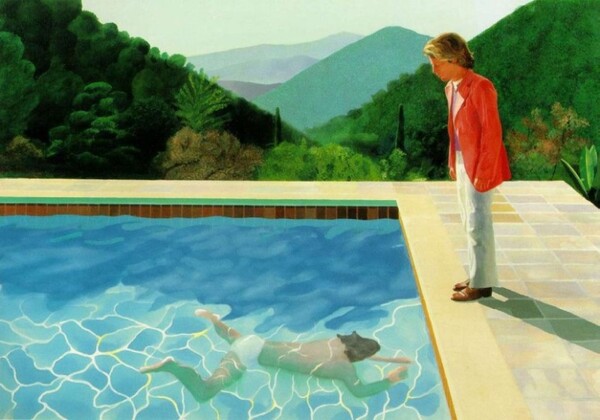 데이비드 호크니(David Hockney)의 '두인물이 있는 풀장( Pool with two figures)'