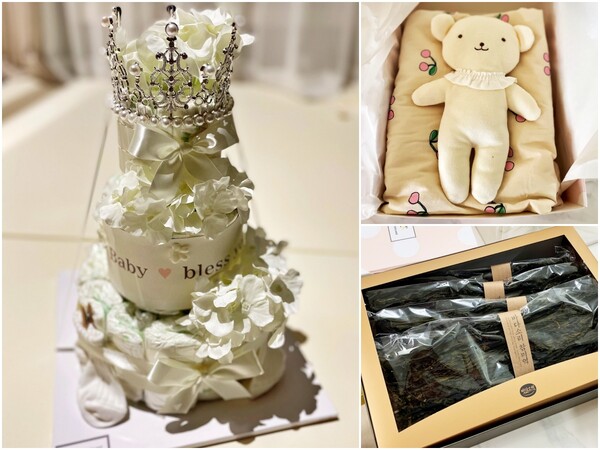 카카오게임즈가 출산을 앞둔 임직원에게 보낸 축하 선물. [카카오게임즈 제공=뉴스퀘스트]