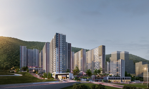 사송 롯데캐슬 투시도. [롯데건설 제공]