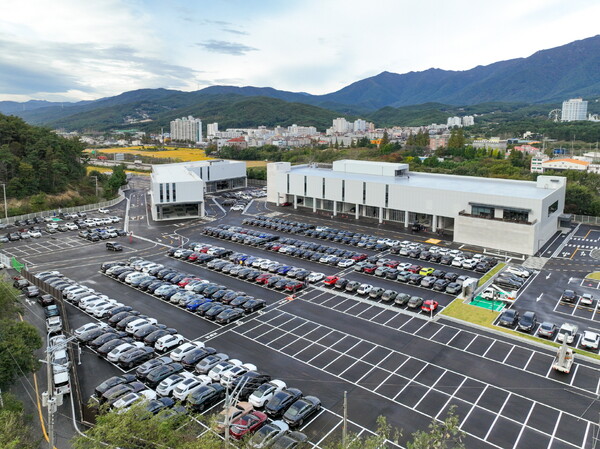 경남 양산 하북면에 있는 ‘현대 인증 중고차 상품화센터’. [현대자동차 제공=뉴스퀘스트]