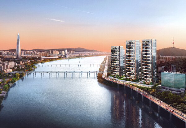 포제스한강 투시도 [DL이앤씨 제공=뉴스퀘스트]