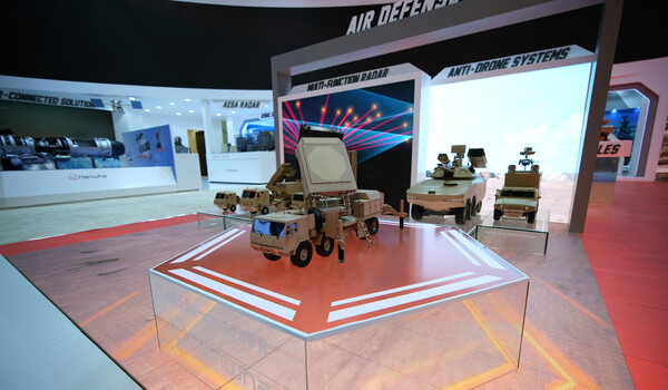 사우디아라비아에서 개최된 '2024 WDS'에서 한화시스템 천궁--II 다기능레이다의 수출형 모델. [한화시스템 제공=뉴스퀘스트]