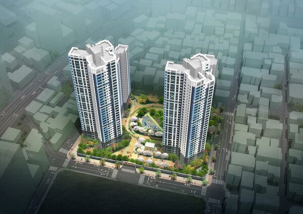 울산 남구 신정동 공동주택 신축공사 조감도 [동부건설 제공=뉴스퀘스트]