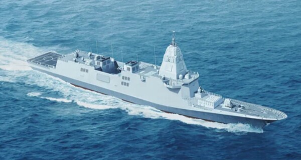 차세대 한국형 차기 구축함(KDDX) 조감도 [사진=HD현대중공업]