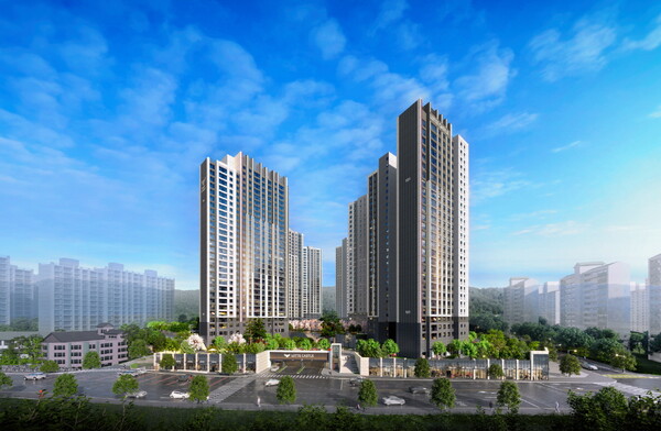 김해 구산 롯데캐슬 시그니처 투시도 [롯데건설 제공=뉴스퀘스트]