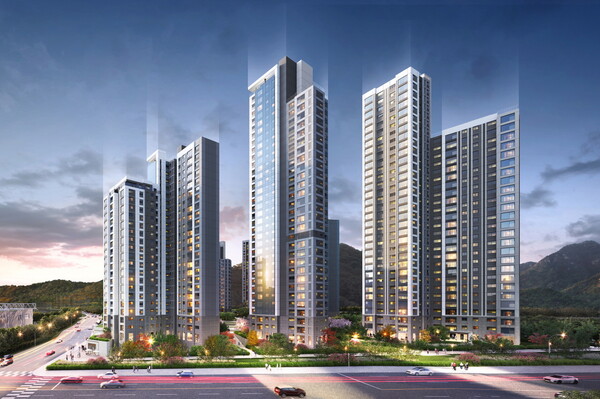 안양 종합운동장 북측 재개발정비사업 투시도 [롯데건설 제공=뉴스퀘스트]