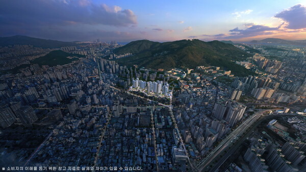 양정 롯데캐슬 프론티엘 광역 조감도 [롯데건설 제공=뉴스퀘스트]