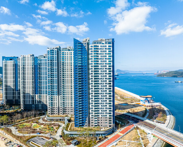  ‘e편한세상 거제 유로스카이’ 전경 [DL이앤씨 제공=뉴스퀘스트]