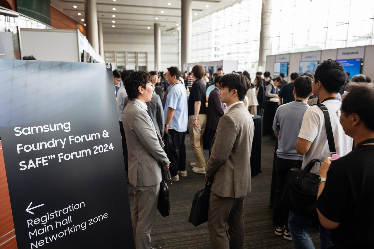  9일 삼성동 코엑스에서 열린 '삼성 파운드리 포럼 2024(Samsung Foundry Forum 2024)'행사 현장. [삼성전자 제공=뉴스퀘스트]