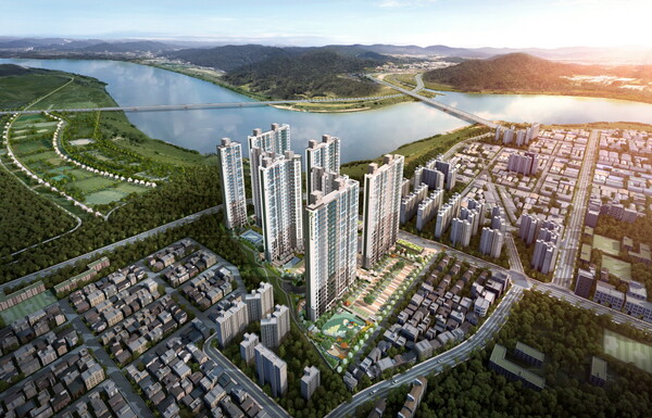 구미 해모로 리버시티 조감도 [HJ중공업 제공=뉴스퀘스트]