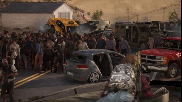 NHN 신작 '다키스트 데이즈'  이미지. 게임은 대규모 좀비 사태가 발생한 현대 미국 서부 주 사막을 배경으로 하고 있다. 오는 25일 2차 CBT(비공개 베타 테스트)를 앞두고 있다. [NHN 제공=뉴스퀘스트]