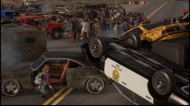 NHN 신작 '다키스트 데이즈'  이미지. 게임은 대규모 좀비 사태가 발생한 현대 미국 서부 주 사막을 배경으로 하고 있다. 오는 25일 2차 CBT(비공개 베타 테스트)를 앞두고 있다. [NHN 제공=뉴스퀘스트]