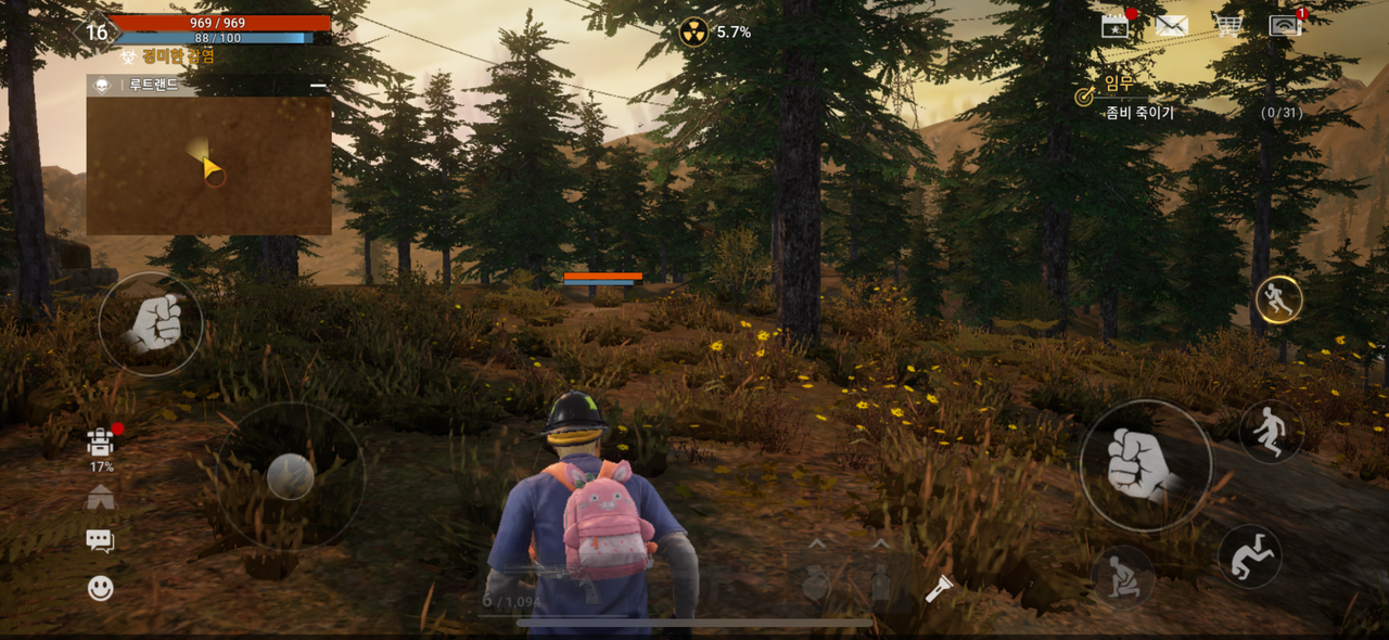 NHN의 신작 '다키스트 데이즈' 익스트랙션 모드 모바일 인게임 화면. 기존 모드에서 얻기 힘든 희귀한 재료와 장비를 얻을 수 있다. [NHN 제공=뉴스퀘스트]