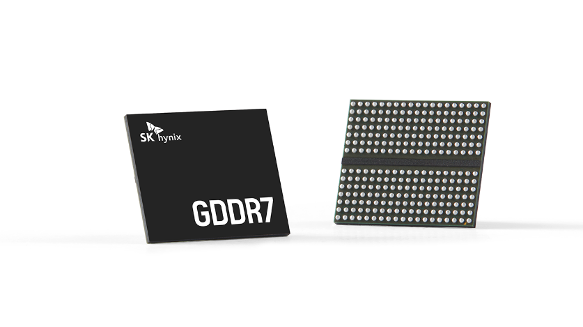 SK하이닉스가 업계 최고 성능이 구현된 차세대 그래픽 메모리 제품 'GDDR7'을 공개했다. [SK하이닉스 제공=뉴스퀘스트]