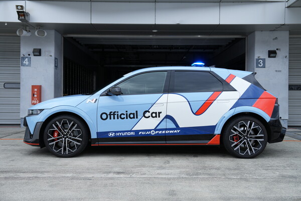 후지 스피드웨이 서킷 공식 차량으로 선정된 아이오닉 5N [현대자동차 제공=뉴스퀘스트]