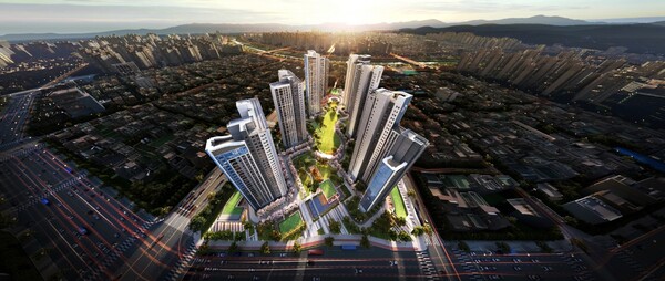 대전 도마변동 6-1구역 재개발정비사업 조감도 [SK에코플랜트 제공=뉴스퀘스트]