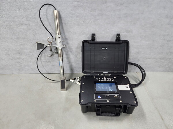 건설 현장에 반입되는 모든 콘크리트의 품질을 실시간으로 검사할 수 있는 ‘실시간 단위수량 측정기’ [DL이앤씨 제공=뉴스퀘스트]