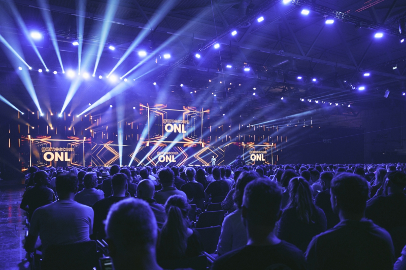 지난해 열린 '게임스컴 2023' ONL 행사. [게임스컴 제공=뉴스퀘스트]