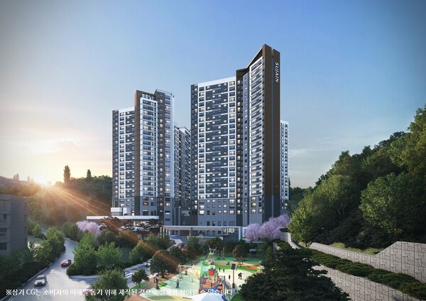 청평 수자인 더퍼스트 투시도 [한양 제공=뉴스퀘스트]
