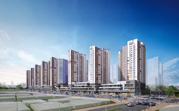 해링턴 스퀘어 신흥역 투시도. [공급사 제공]