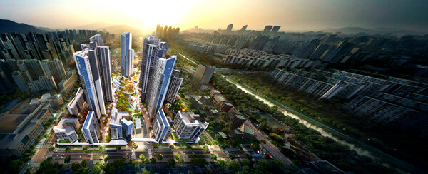 개포 써밋 187 조감도 [대우건설 제공=뉴스퀘스트]