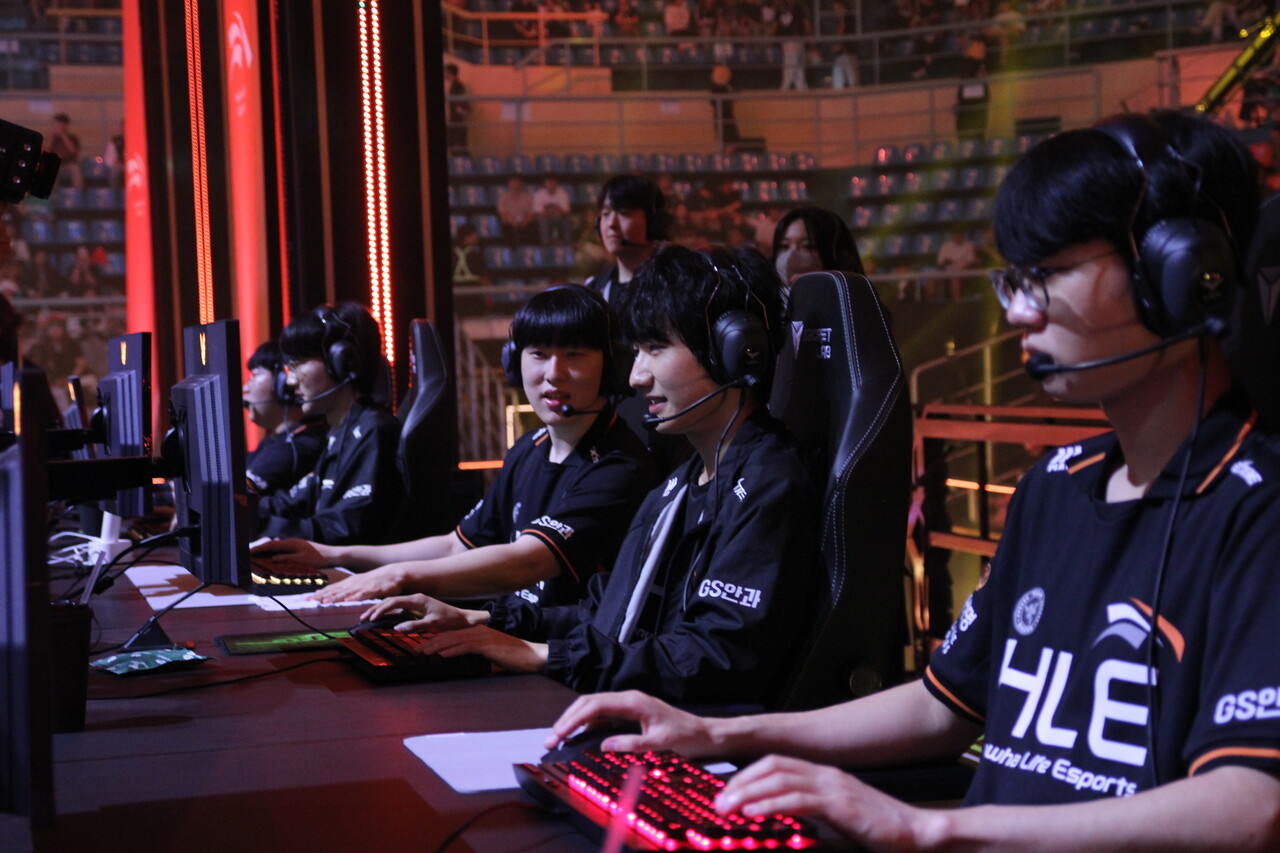 한화생명e스포츠(이하 한화생명)가 시종일관 우위를 가져가며 승리를 가져갔다. [사진=김민우 기자]