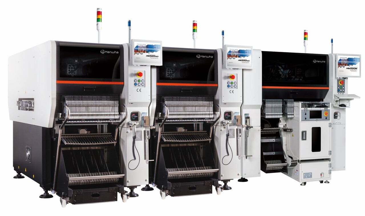 한화정밀기계는 인도 뉴델리에서 오는 13일까지 열리는 '프로덕트로니카 인도 2024' 전시회에도 부스를 운영한다. [한화정밀기계 제공=뉴스퀘스트]