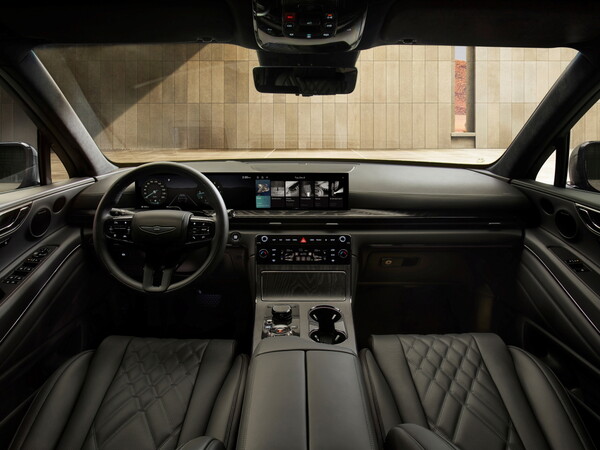 GV80 블랙 · GV80 쿠페 블랙 내장 [제네시스 제공=뉴스퀘스트]