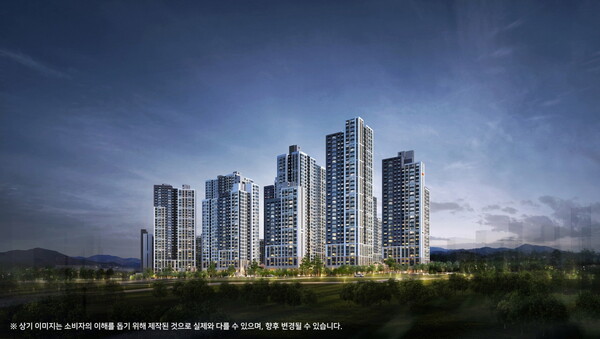 e편한세상 명덕역 퍼스트마크 투시도 [DL이앤씨 제공=뉴스퀘스트]