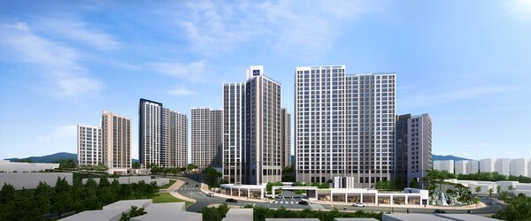 파주 문산역 3차 동문 디 이스트 센트럴 투시도 [동문건설 제공=뉴스퀘스트]