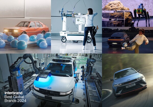 ‘2024 월드카 어워즈’에서 ‘세계 올해의 고성능차’로 선정된 아이오닉 5 N, 현대차의 헤리티지를 재조명한 특별 전시, 양궁 국가대표팀 후원 등 최근 현대자동차 브랜드 가치 상승에 기여한 활동들로 연출한 이미지 [현대자동차 제공=뉴스퀘스트]