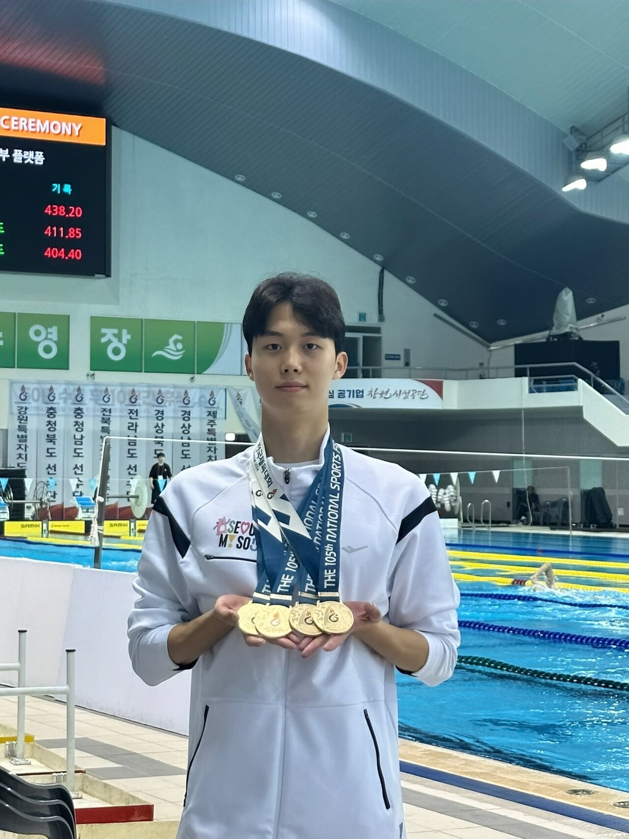 김준우(광성고) 수영 선수. [SK텔레콤 제공=뉴스퀘스트]