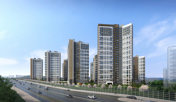 오산세교 우미린 센트럴시티 투시도 [우미건설 제공=뉴스퀘스트]