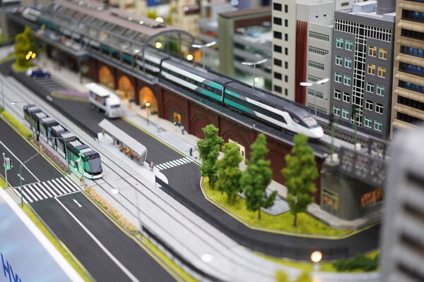 현대로템이 구현한 수소사회 디오라마 [현대로템 제공=뉴스퀘스트]