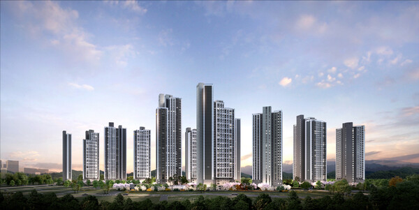 e편한세상 일산 메이포레 투시도 [DL이앤씨 제공=뉴스퀘스트]